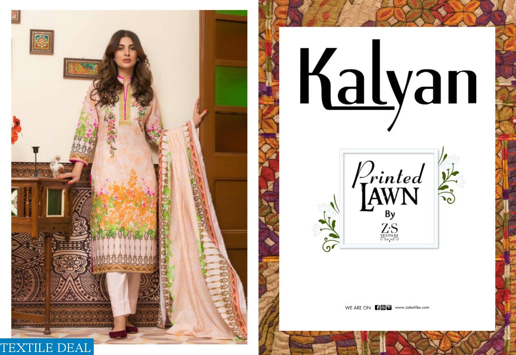 Zs kalyan printed lawn collection Wholesale pakistani dress material
